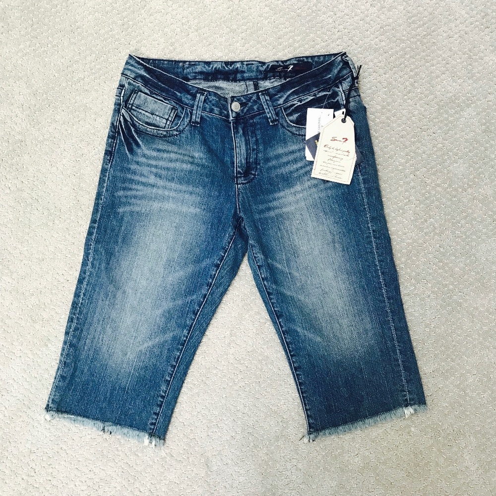 Seven7 Beach Bum Denim Shorts